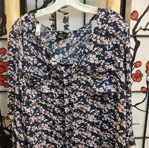 Torrid floral harper blouse
